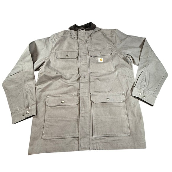 Carhartt Outer‎ Shell Chore Coat Field Jacket Large Work Wear - Picture 1 of 12